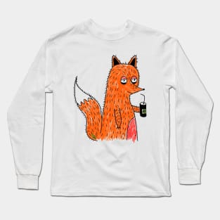 red fox survives Long Sleeve T-Shirt